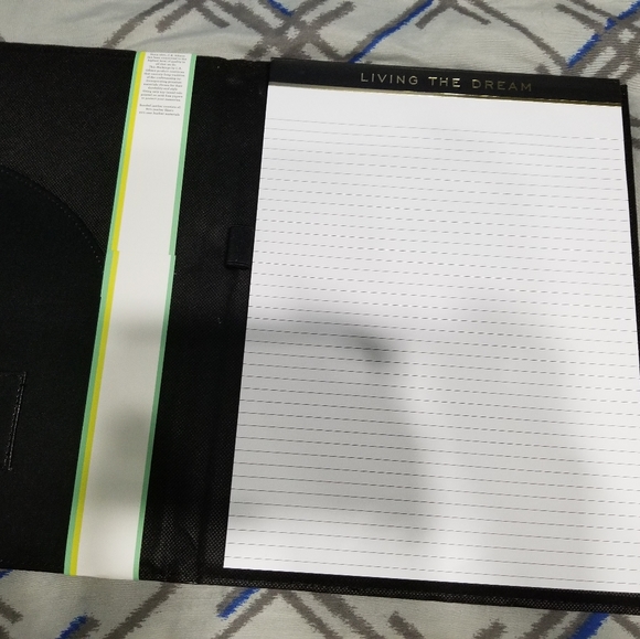 New Black Markings Padfolio with pad - Picture 6 of 9
